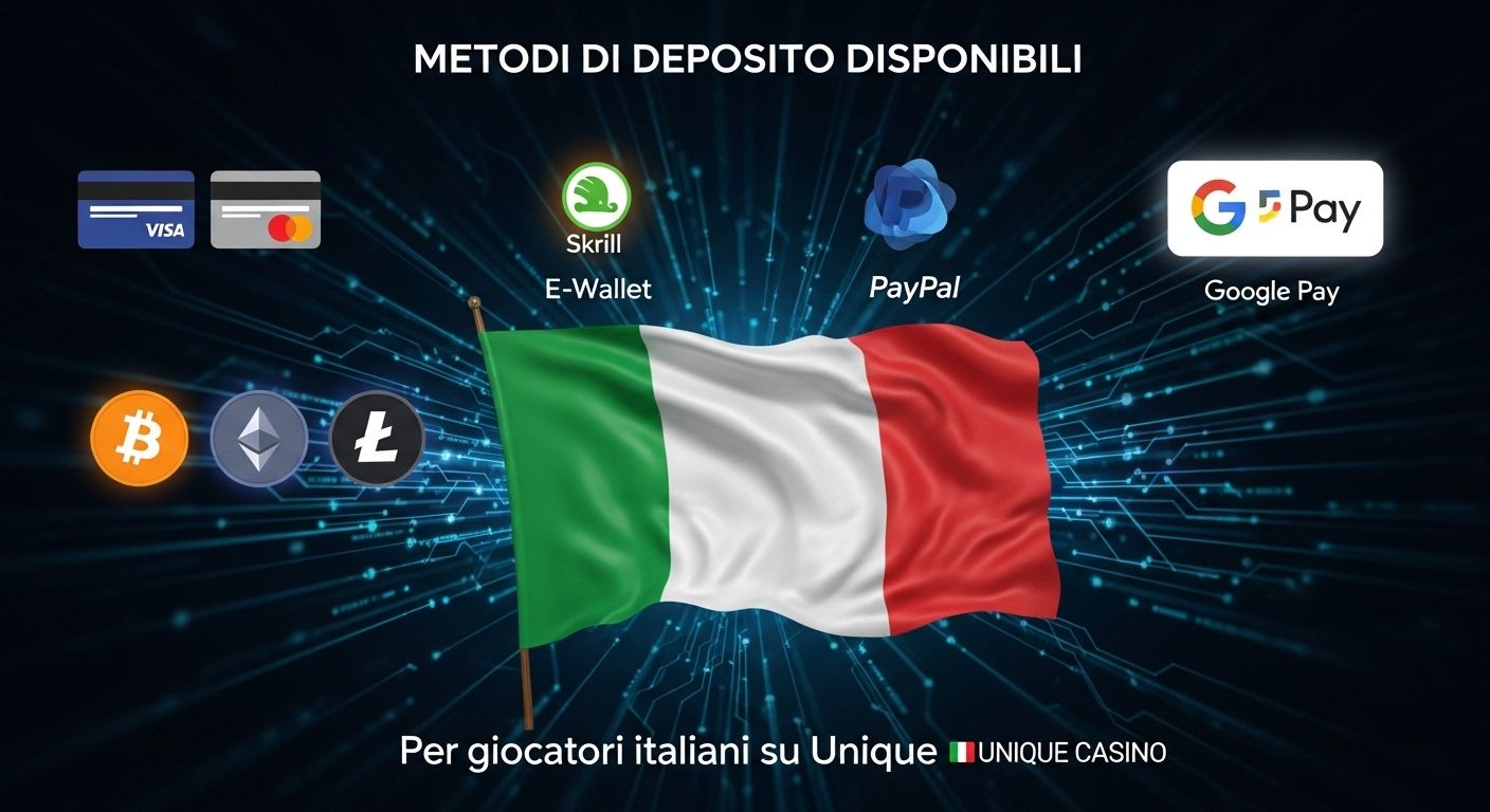 Metodi di deposito disponibili casino deposit
